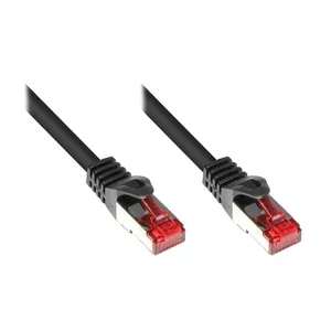 Networking Cable Alcasa 8060-005S RJ-45 Cat6 0.5m Black