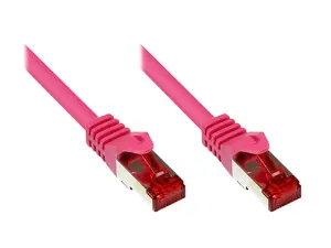Сетевой кабель Good Connections CAT6 S/FTP 25 м RJ-45 штекер на RJ-45 штекер пурпурный