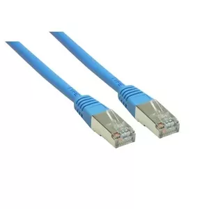 Networking Cable Alcasa 0.5m Cat6 RJ-45 SF/UTP Blue