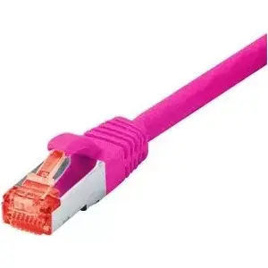 Networking cable Tecline 1.5m RJ-45 S/FTP Cat6 Magenta