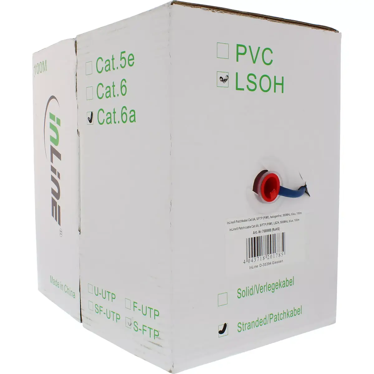 Патч-кабель InLine S/FTP PiMF Cat.6A Photo 2