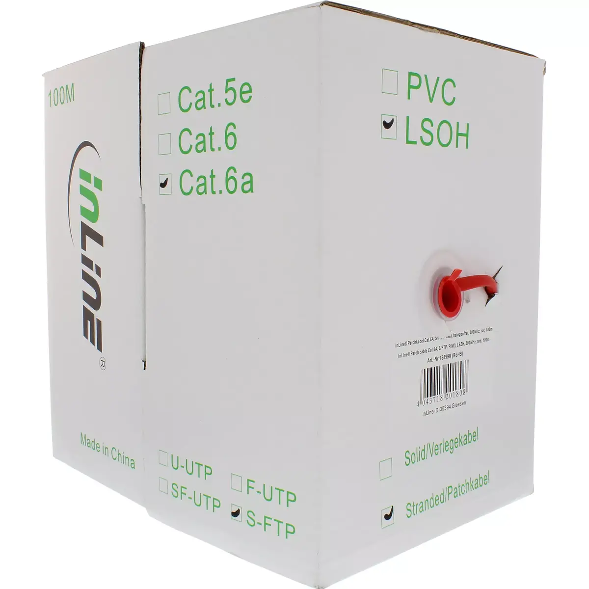 Патч-кабель InLine S/FTP PiMF Cat.6A Photo 2
