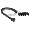 Kabelis DeLOCK 0.5m SFF-8643/4 x SATA 7p Photo 2