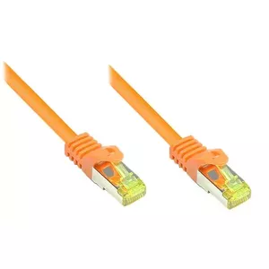 Networking Cable Alcasa 8070R-005O RJ-45 Cat7 0.5m Orange