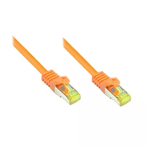 Networking Cable Alcasa Cat.7 S/FTP RJ-45 Cat7 3m Orange