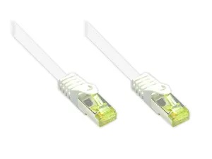 Сетевой кабель Good Connections 10m Cat.7 S/FTP RJ-45 штекер на RJ-45 штекер Белый Скорость передачи данных 10000 Мбит/с