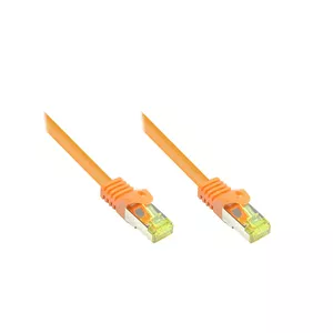 Networking Cable Alcasa 8070R-150O RJ-45 Cat7 15m Orange