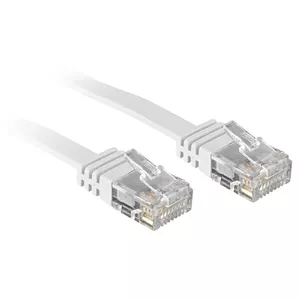 Lindy 1m Cat.6 сетевой кабель Белый Cat6