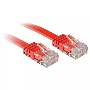 Lindy 0.3m Cat.6 networking cable Red Cat6