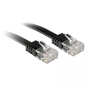 Tīkla kabelis Lindy 47521 RJ-45 Cat6 1 m Melns