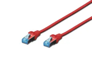 DIGITUS CAT 5e SF/UTP vads 2 m Sarkans RJ-45 pret RJ-45