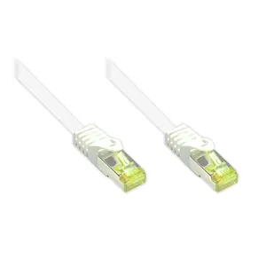 Networking Cable Alcasa 50m Cat7 RJ-45 White S/FTP