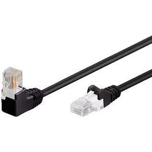 Networking Cable Goobay 94172 Black 2m Cat5e U/UTP