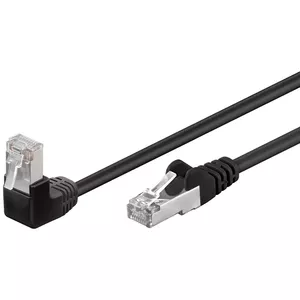 Networking Cable Goobay 94186 Black 0.5m Cat5e F/UTP