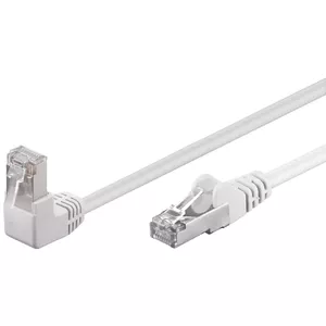 Патч-кабель Goobay CAT 5e 90° угловой F/UTP 2 м белый