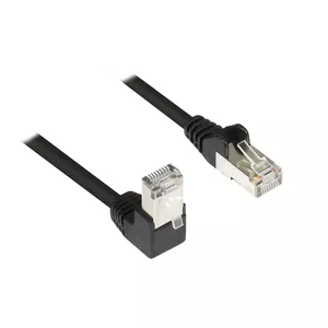 Networking Cable Alcasa 805S-020EWI Black 2m Cat5e F/UTP