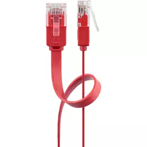 Goobay CAT 6 Flat Patch Cable U/UTP red 2 m