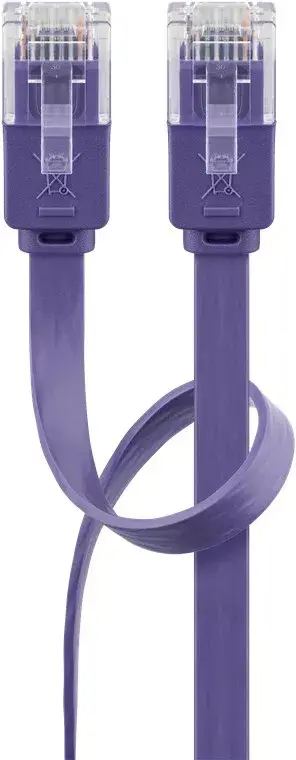 Flat Patch Cable Goobay CAT 6 2m Photo 2
