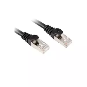 Networking cable Sharkoon 0.5m Cat.6 RJ-45 S/FTP Black