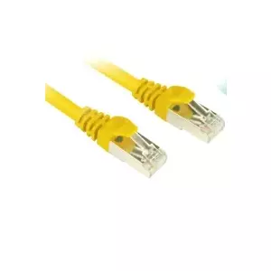 Sharkoon 1m Cat.6 S/FTP tīkla kabelis Dzeltens Cat6 S/FTP (S-STP)