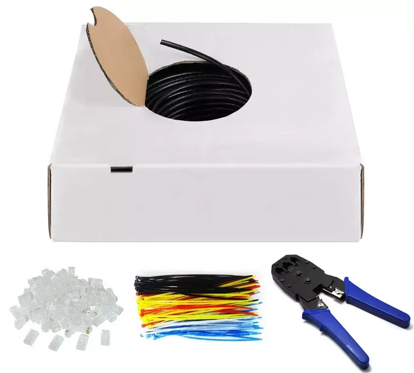 Outdoor Network Cable Set Goobay CAT 6 Photo 3