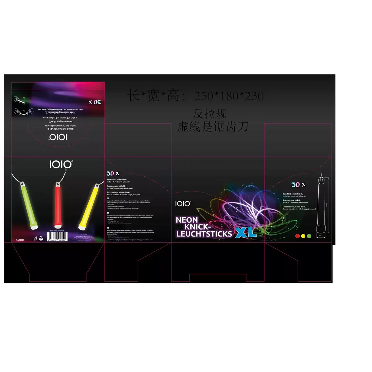 Olympia 40157 glow stick — pack of 3 Photo 3