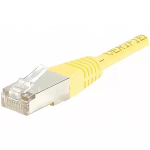 Networking Cable Dexlan 842051 Yellow 0.5m Cat6 U/UTP