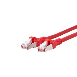 Networking Cable METZ CONNECT Cat6A 15m Red