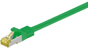 Сетевой кабель Goobay 91577 Cat7 S/FTP Зеленый 0.5м