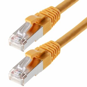 Helos CAT6 S/FTP (PIMF), 1m tīkla kabelis Dzeltens SF/UTP (S-FTP)