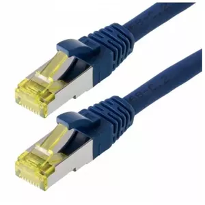 Helos Cat 6a S/FTP 1 m tīkla kabelis Zils Cat6a S/FTP (S-STP)