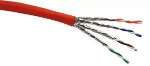 Сетевой кабель Schwaiger Cat7 25 м оранжевый S/FTP S-STP 10000 Мбит/с