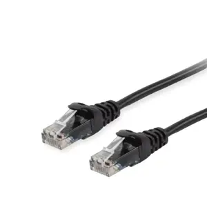 Сетевой кабель Equip Cat.6 U/UTP Patch Cable RJ-45 15м Черный