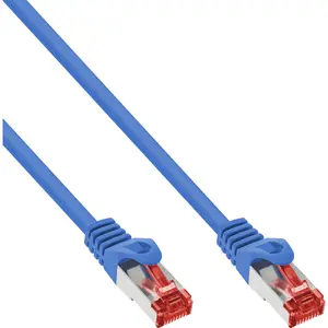 InLine Патч-корд Cat.6 S/FTP PiMF 250MHz CCA ПВХ RJ-45 Синий