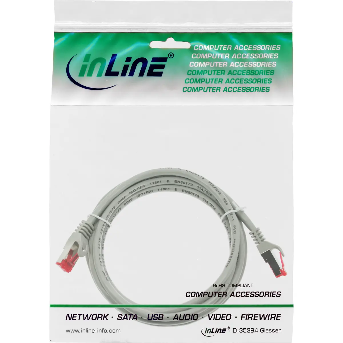 InLine Сетевой патч-корд Cat6 1.5м Photo 3