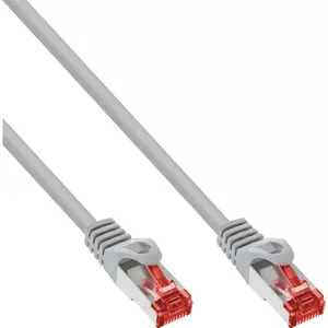 Патч-кабель InLine S/FTP PiMF Cat.6 250MHz PVC CCA серый 2м