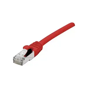 Networking cable Connect 858467 Red 0.5 m Cat6a S/FTP