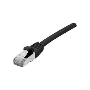 Tīkla kabelis Connect 858482 melns 0.3m Cat6a S/FTP