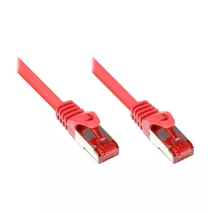 EXSYS EX-K6182-0.5 сетевой кабель Красный 0,5 m Cat6 S/FTP (S-STP)