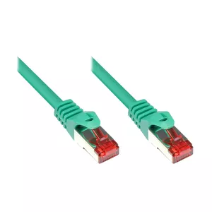 Networking Cable Alcasa RJ-45 - RJ-45 M/M 0.15m Green Cat6 S/FTP