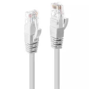 Lindy 0.5m Cat.6 U/UTP Cable, White