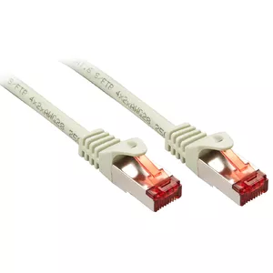 Network cable Lindy Cat.6 S/FTP 2 m, RJ-45 to RJ-45, grey