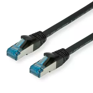 Value 0.5m S/FTP Cat.6a сетевой кабель Черный 0,5 m Cat6a S/FTP (S-STP)