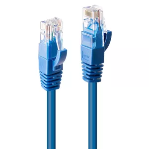 Lindy 48017 tīkla kabelis Zils 1 m Cat6 U/UTP (UTP)