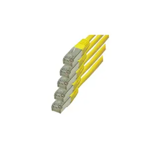 Сетевой кабель S/CONN Cat.6 S/FTP 0.5 м Желтый