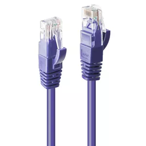 Network Cable Lindy 0.3m RJ-45 Cat6 U/UTP Violet