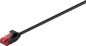 Tīkla kabelis Goobay 93730 Melns 10 m Cat6 U/UTP