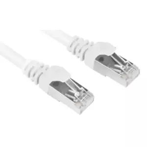 Tīkla kabelis Sharkoon 1.5m RJ-45 Cat6 S/FTP Balts