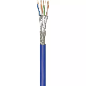 Networking Cable Goobay 91893 Blue 100m Cat7a+ S/FTP
