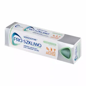 Zobu pasta Sensodyne Proszkliwo Wzmacniająca 75 ml — emaljas remineralizācija, kariesa profilakse, aizsardzība pret skābi, jutīguma samazināšana